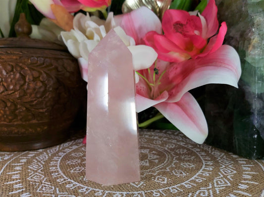 Rose Quartz Crystal 350 gms (GEM12)