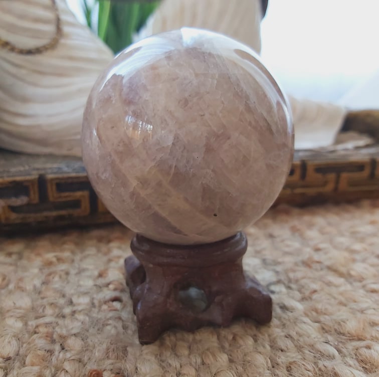 Black Moonstone Spiritual Wisdom Gemstone 382 gms (GEM226)