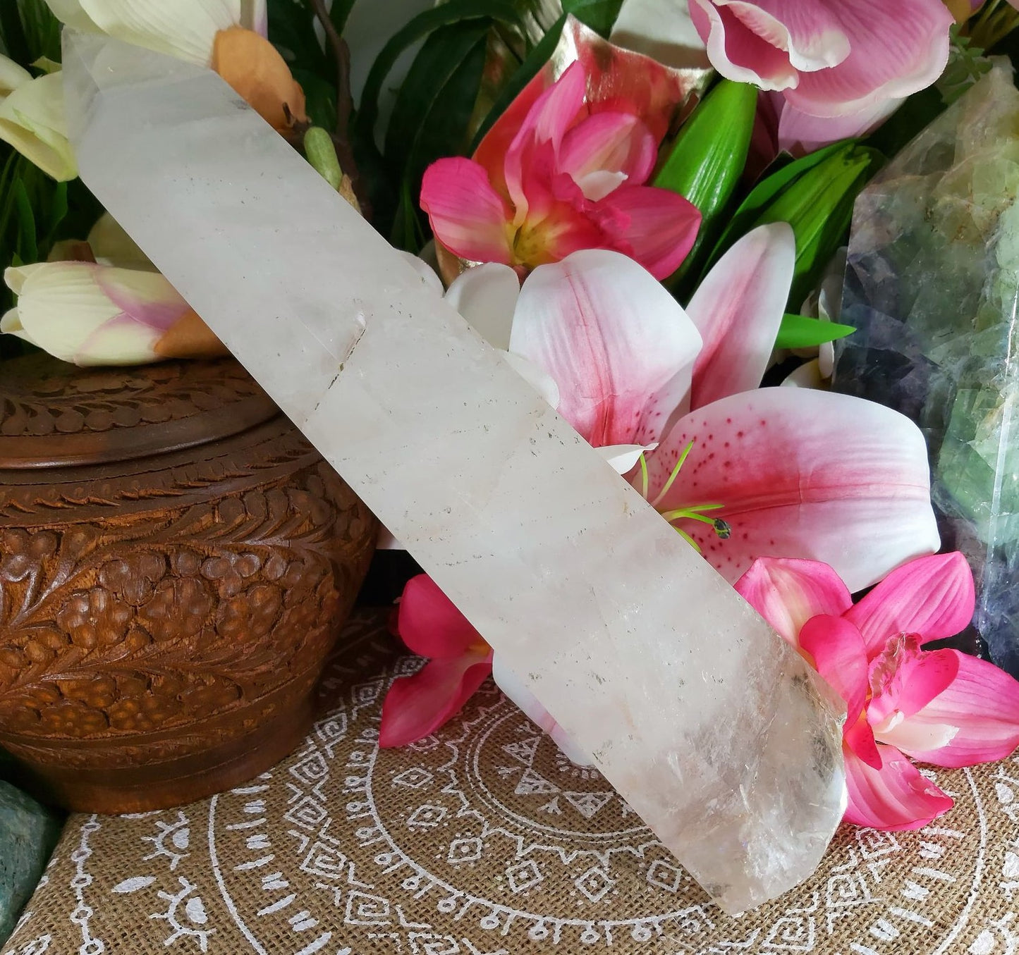 Clear Quartz Crystal 1827 gms (GEM23)