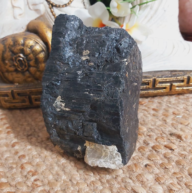 Raw Black Tourmaline Crystal 1743 gms (GEM265)
