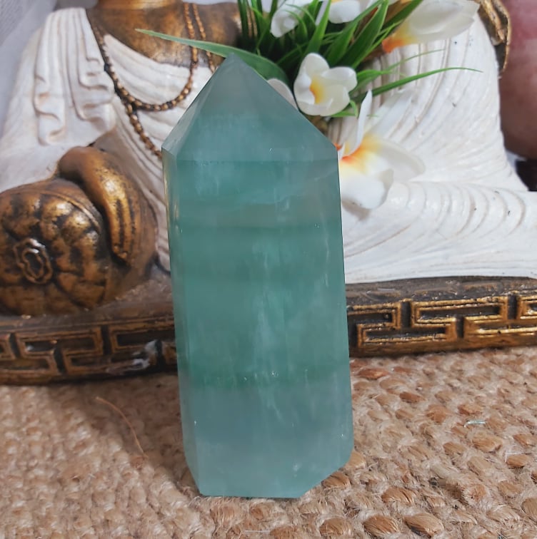 Fluorite Tower Crystal Gemstone 771 gms (GEM269)