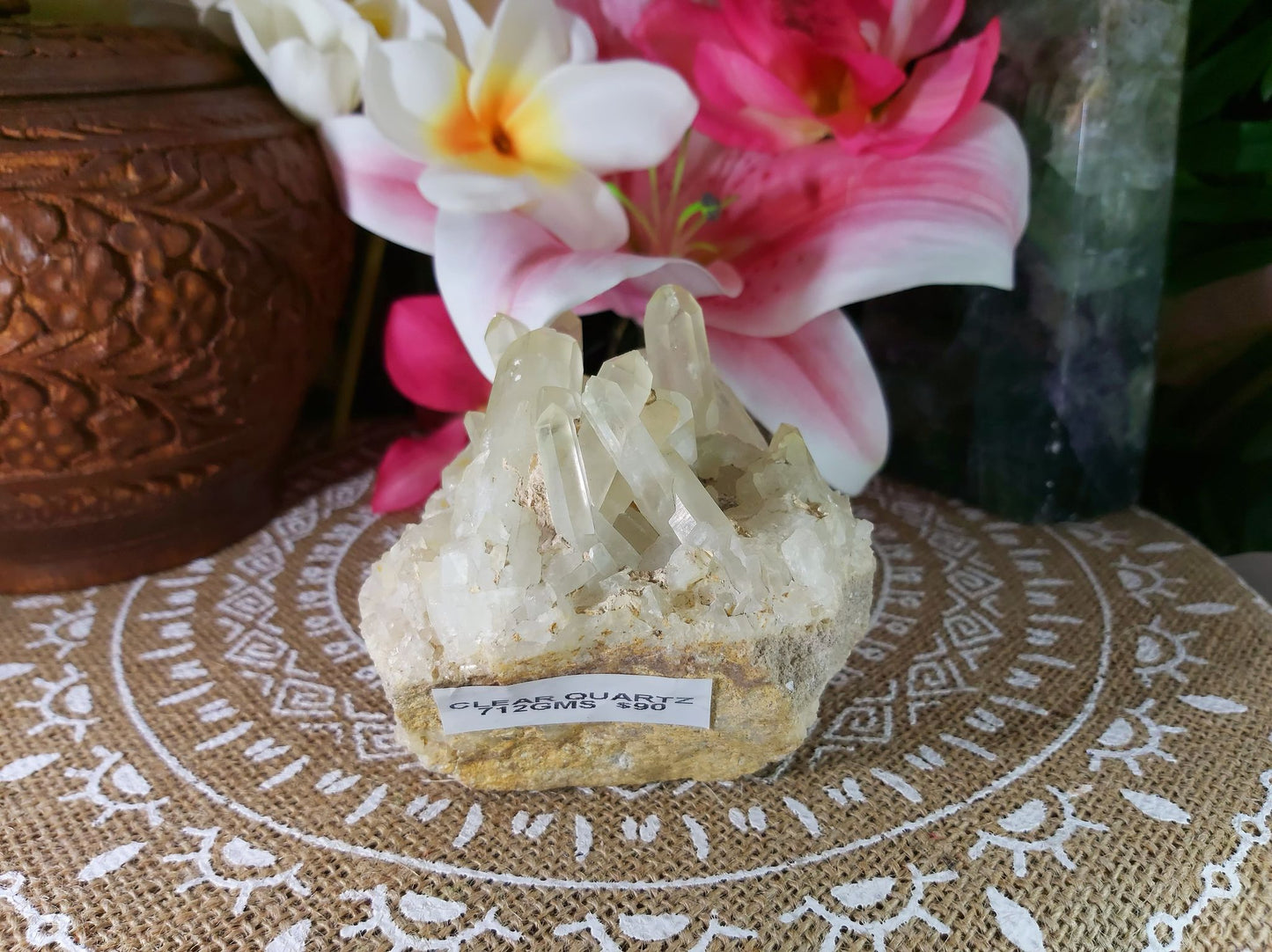 Clear Quartz Crystal 712 gms (GEM3)