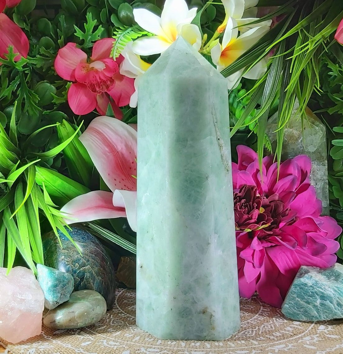 Fluorite Tower Crystal 2760 gms (GEM85)