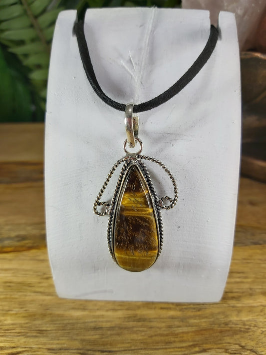 Tiger Eye Resilience Pendant (JPTE12)